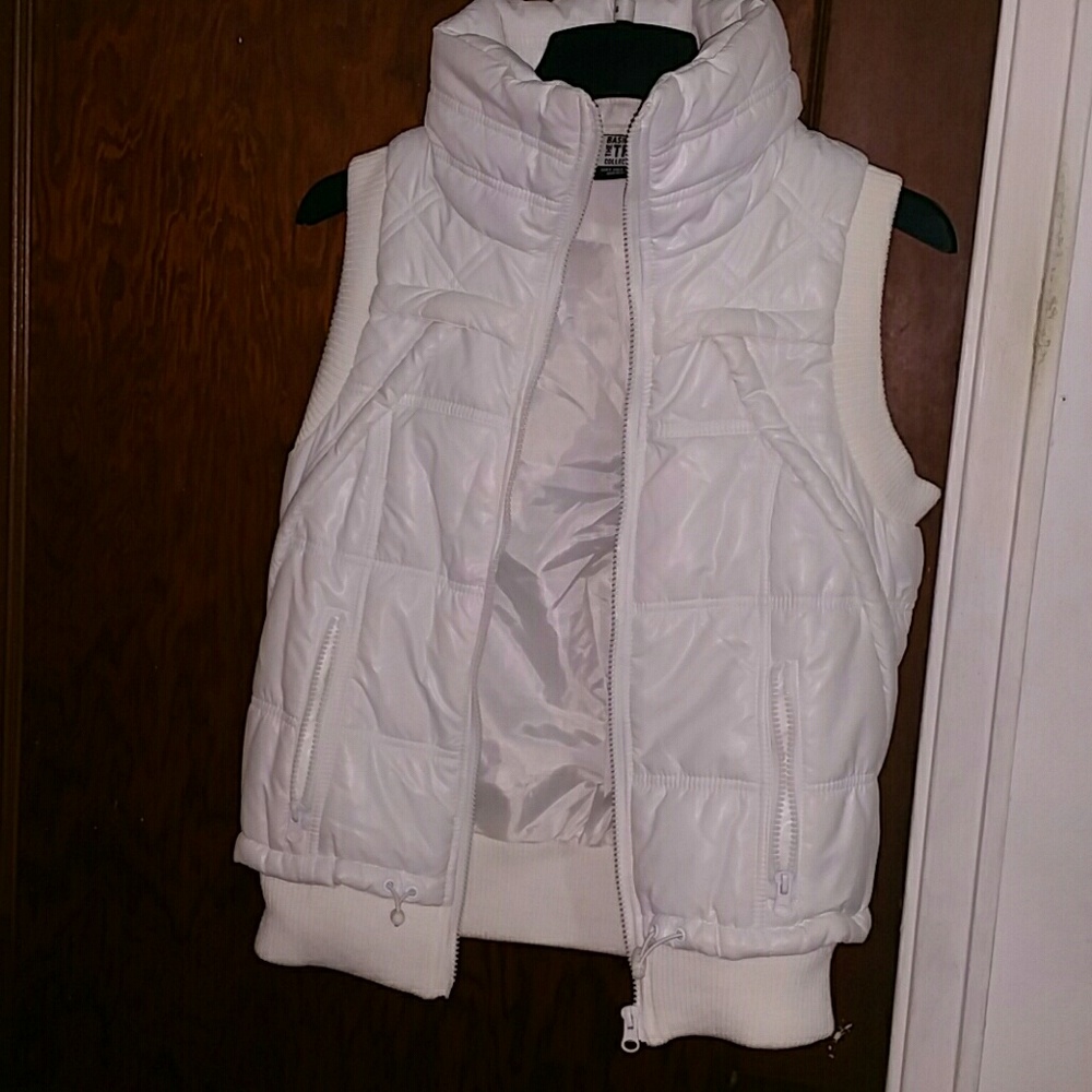 Polyester Jacket (no arms) White S